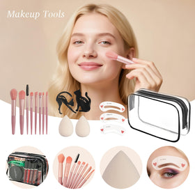 Coliusa makeup brushes and sponges for flawless application