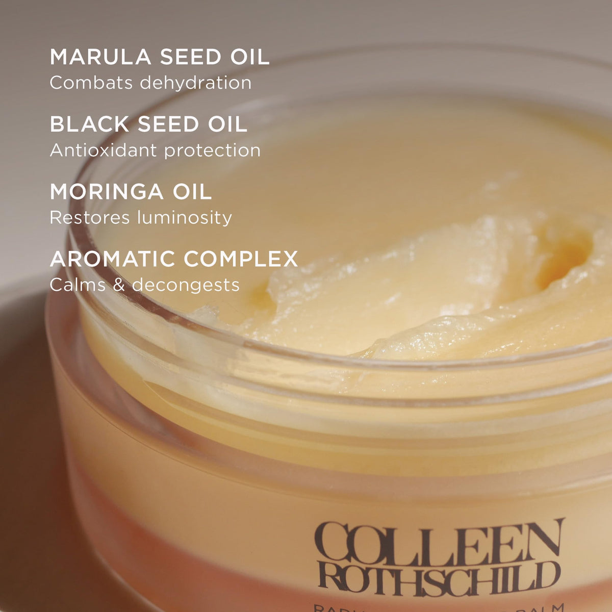 COLLEEN ROTHSCHILD emulsify-with-water rinse stage delivers a refreshed, decongested feel.
