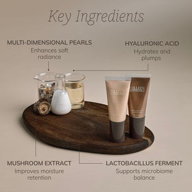 Colleen Rothschild Ethereal Glow Serum applied to cheek for soft-focus luminosity