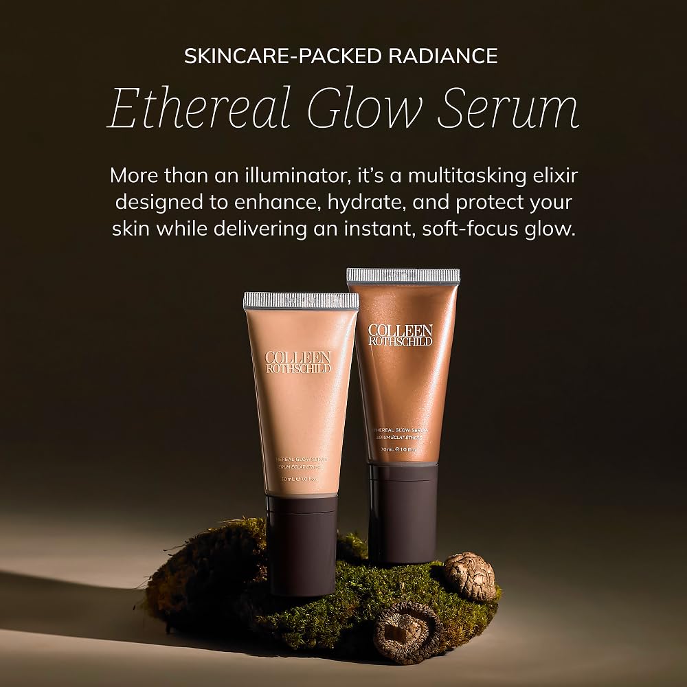 Colleen Rothschild Ethereal Glow Serum pearls close-up showing diffused glow