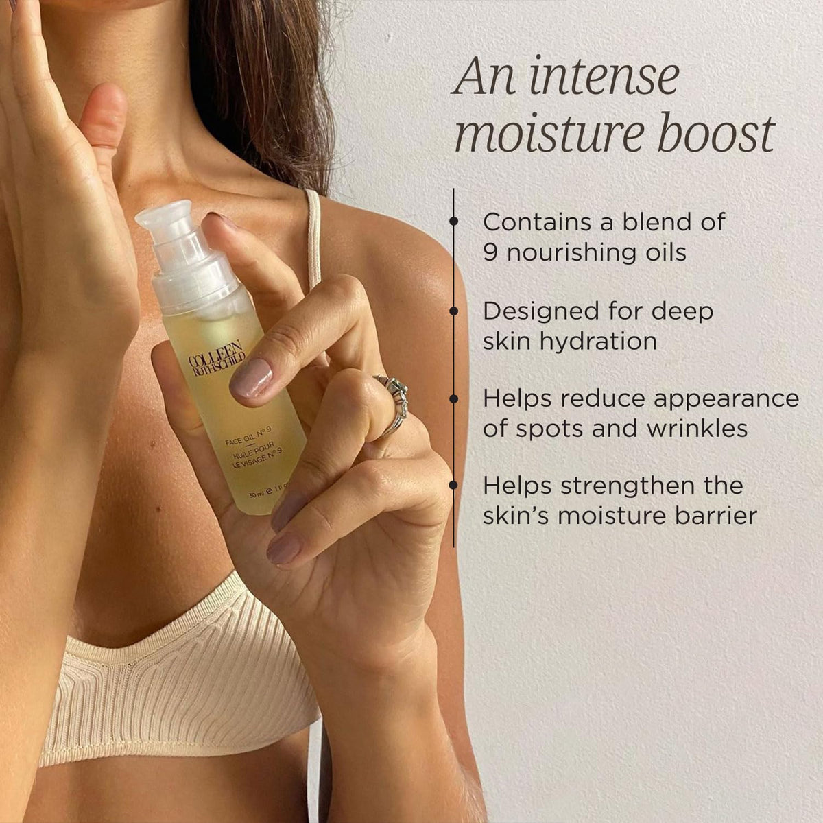 COLLEEN ROTHSCHILD Face Oil N°9 anti-dryness oil blend nourishes skin