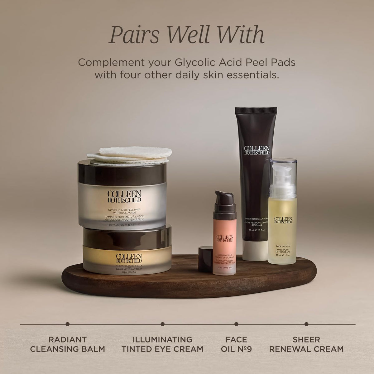 COLLEEN ROTHSCHILD Hyaluronic acid helps retain moisture post-application.