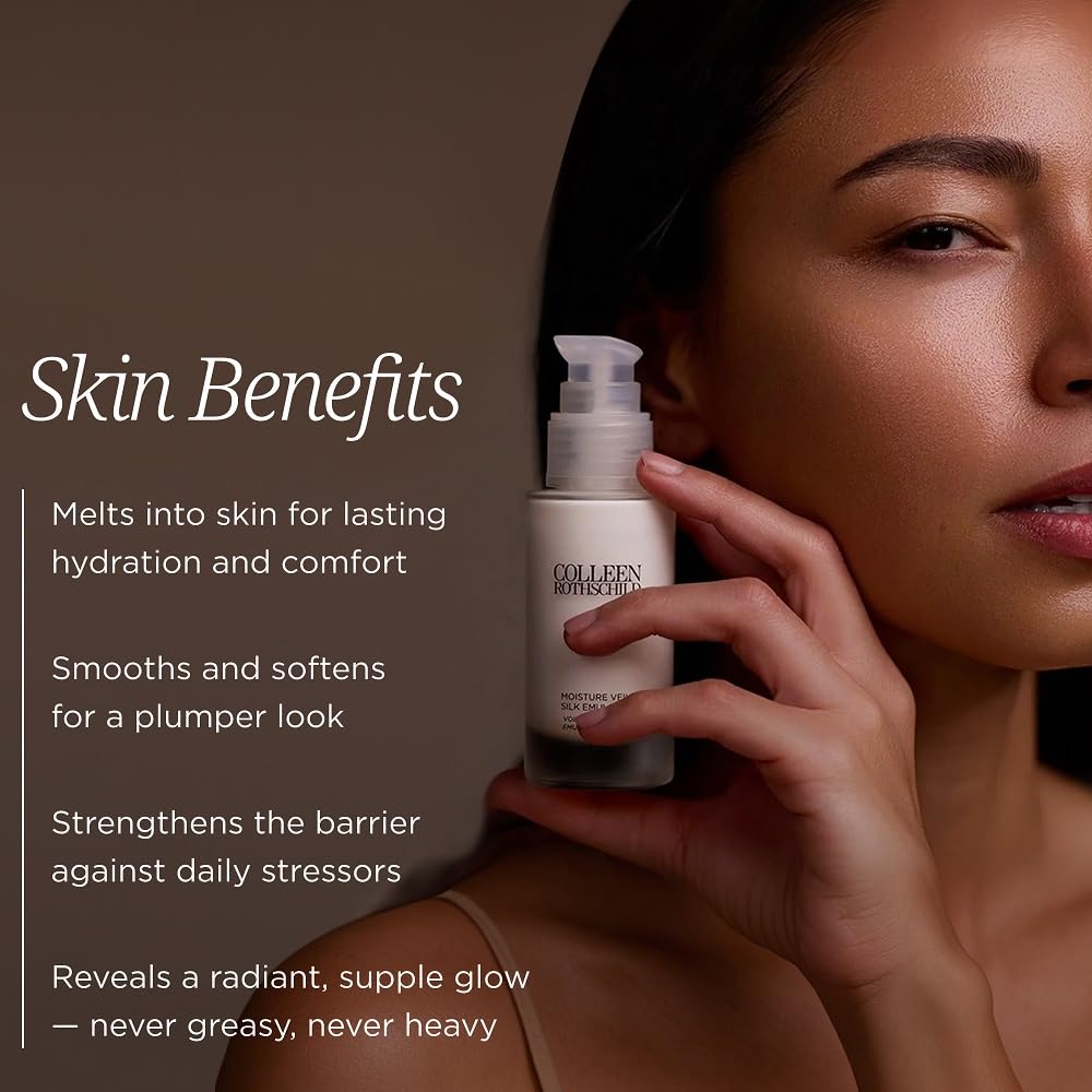 Applying Moisture Veil on skin shows even, hydrating layer