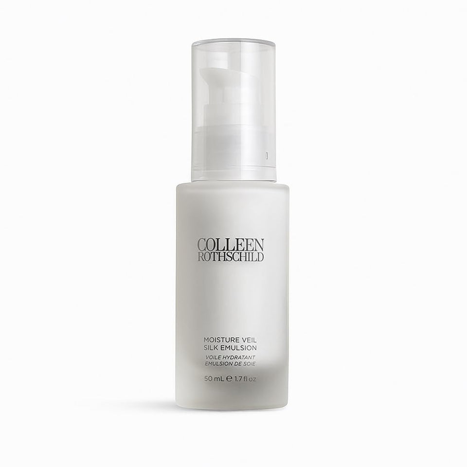 Colleen Rothschild Moisture Veil bottle showing silky emulsion for deep hydration