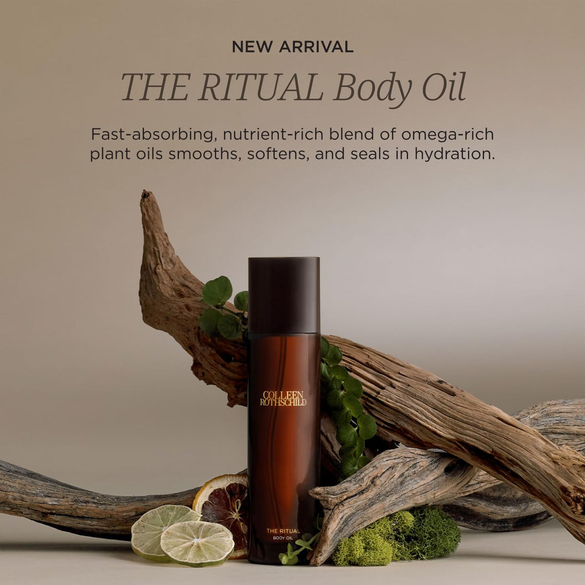 Colleen Rothschild Ritual Body Oil on skin application for silky absorption