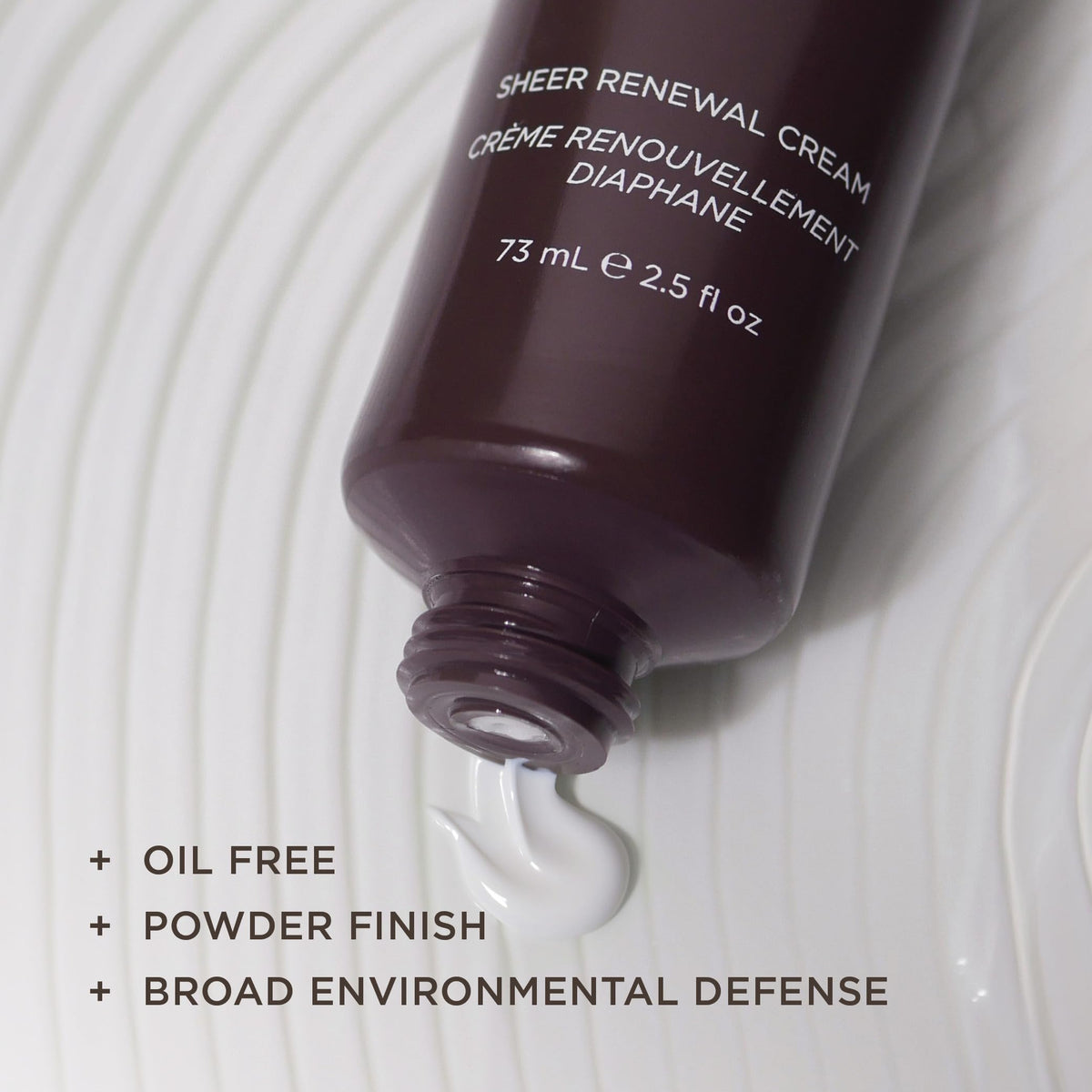 COLLEEN ROTHSCHILD Sheer Renewal Cream closeup: airy texture absorbed quickly