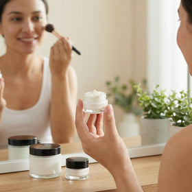 Coloch transparent glass jar showing easy content visibility