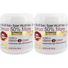 Colonial Dames Vitamin E Cream for night care nourishes and seals moisture overnight