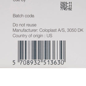Coloplast Brava lubricating deodorant sachet individual package for discreet daily use