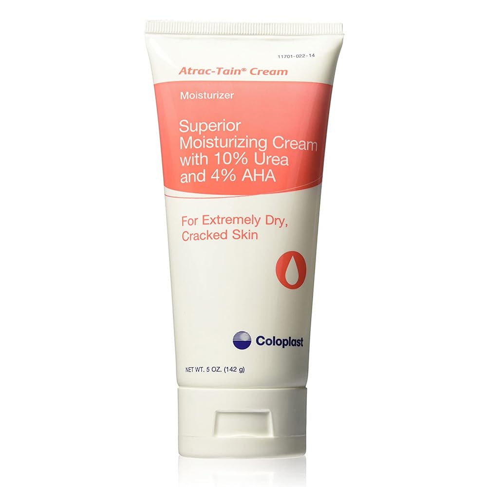 Coloplast Sween Attract-Tain moisturizing cream bottle offering lasting hydration for extremely dry skin.