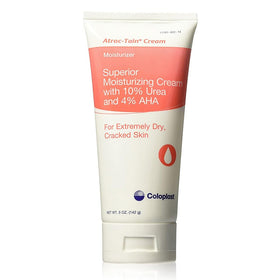 Coloplast Sween Attract-Tain moisturizing cream bottle offering lasting hydration for extremely dry skin.