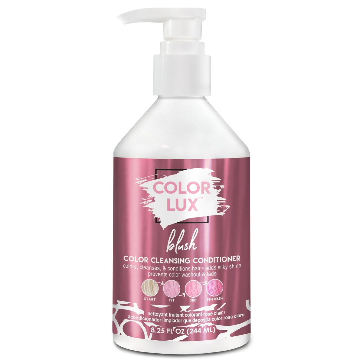 Color Lux Blush color cleansing conditioner bottle for subtle blush tint and cleansing