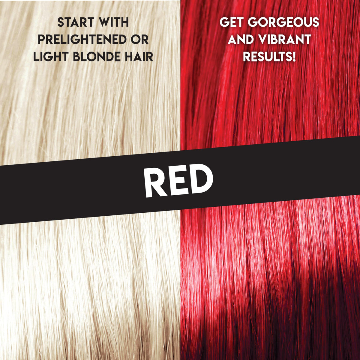 Color Lux Direct Vibes Red swatches show true, lasting red shade.