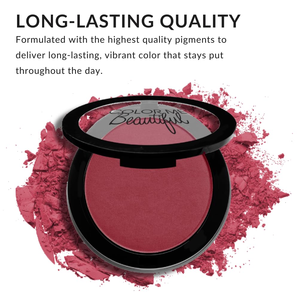 Application brush used with Color Pro Blush for precise cheek placement.