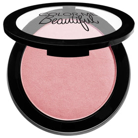 Color Me Beautiful Color Pro Blush compact displays shade range for natural undertones.