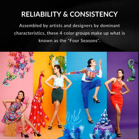 Color Me Beautiful summer color fan visual-guide helps you match clothes.