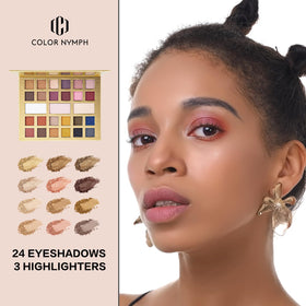 Color Nymph two blushes and two bronzers for sculpted, flattering cheek color.