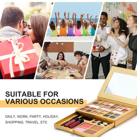 Color Nymph two lip glosses provide gloss and color on the go.