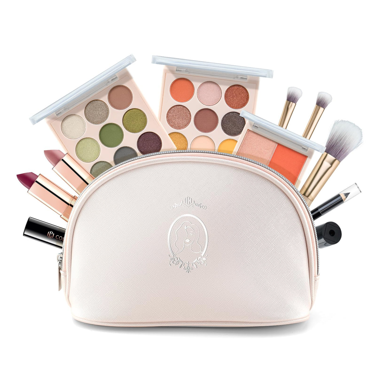 Color Nymph All In One Makeup Kit packaging showcases compact, travel-ready palettes for daily looks.