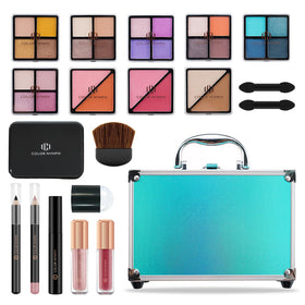 Color Nymph beginner kit with train case ready for teen makeup on the go