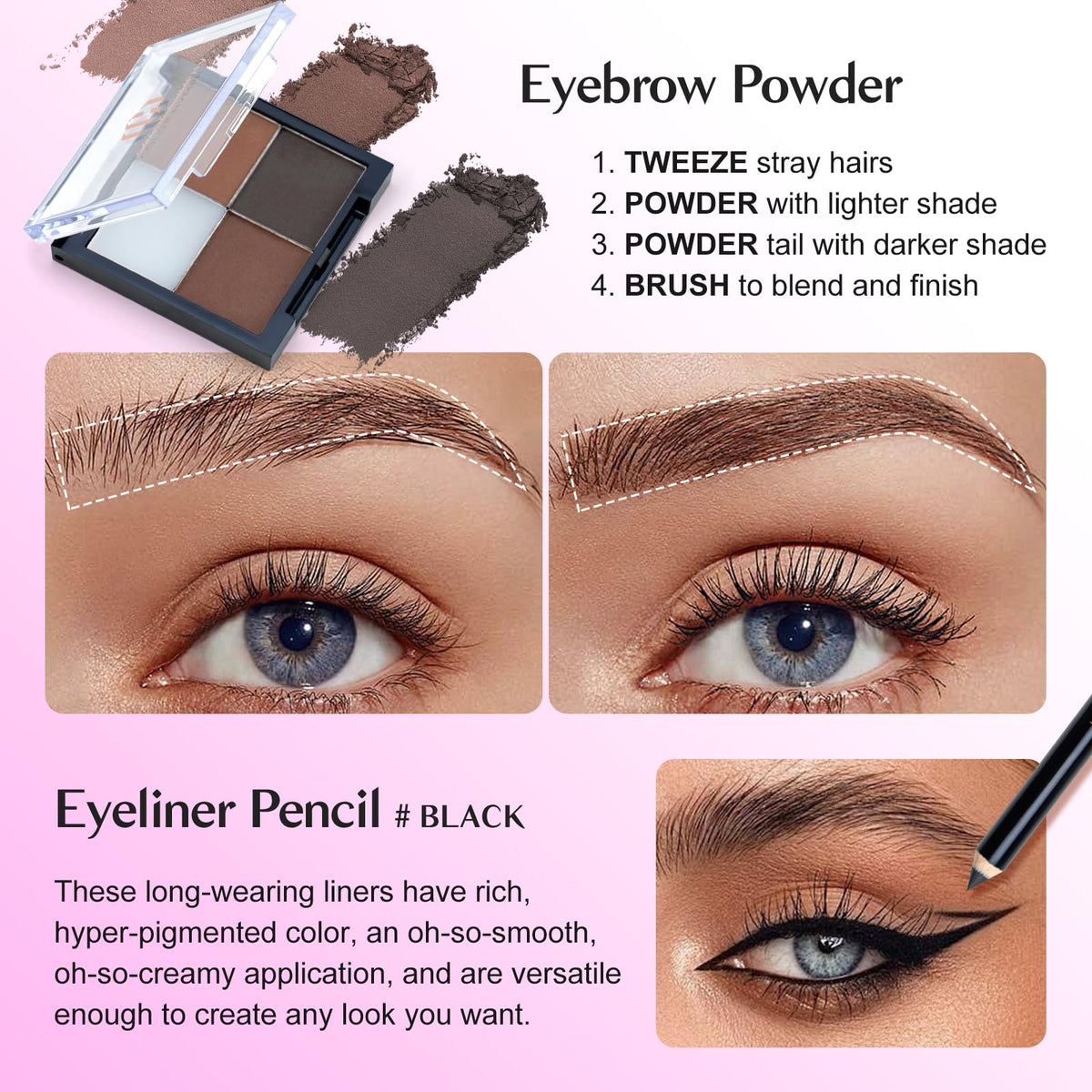 Color Nymph blush palette offering rosy tones for natural flush.
