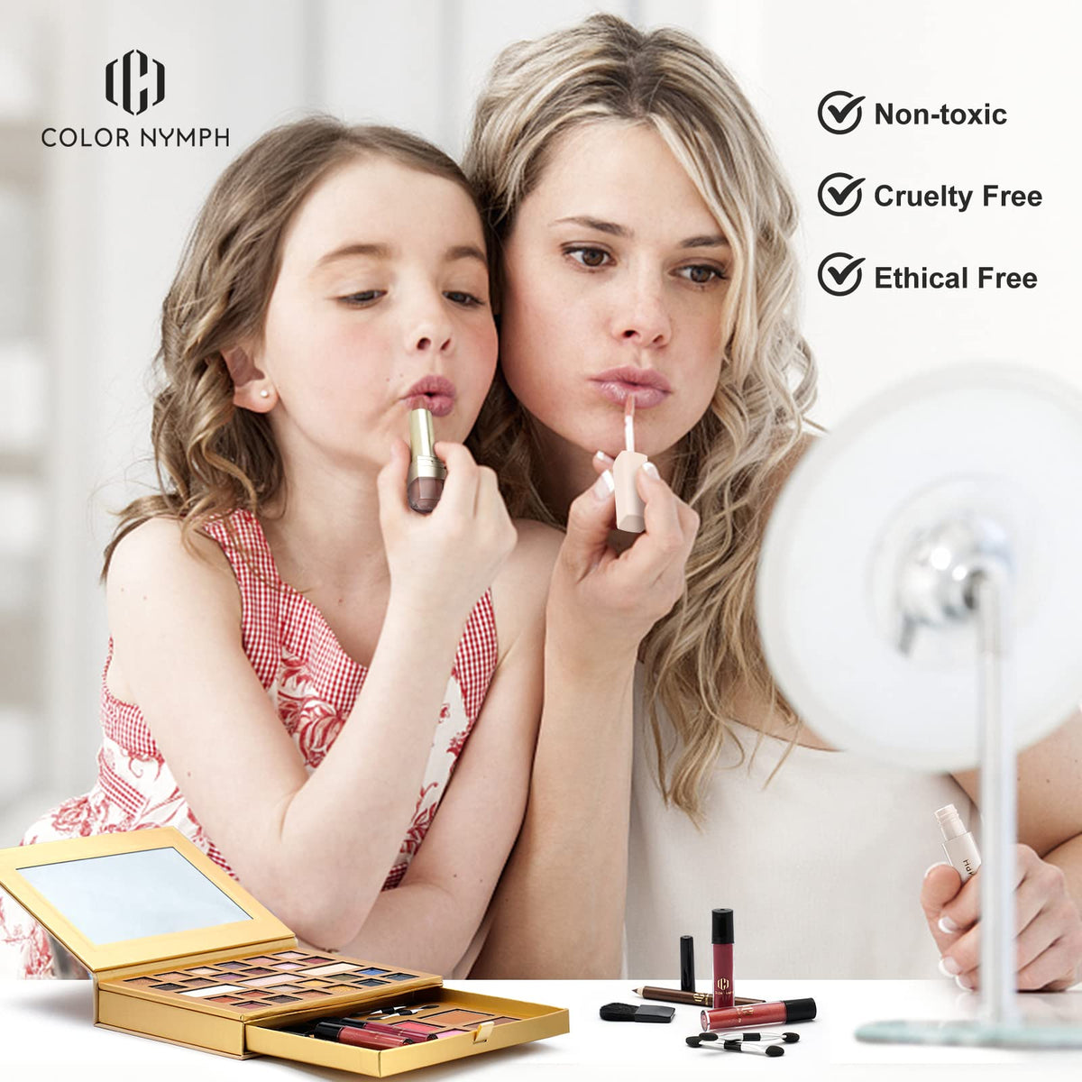 Color Nymph brown eyeliner pencil for precise eye definition.