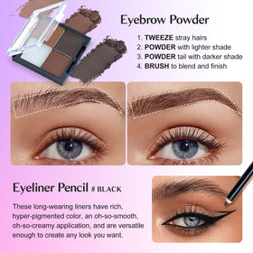 Color Nymph Makeup Brushes 4 pcs, soft bristles for seamless blending.