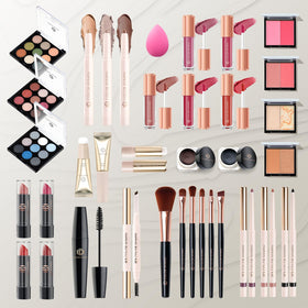 Color Nymph makeup tools set including brushes and applicators for easy application.