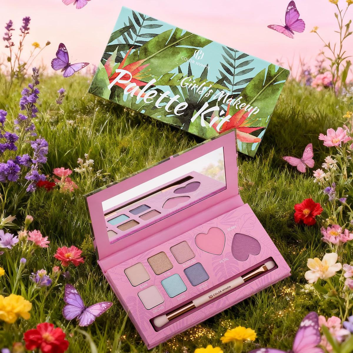 Color Nymph travel case for on-the-go makeup play.