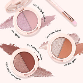 Color Nymph silky shimmers swatches show smooth color payoff