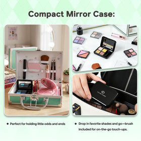 Color Nymph built in mirror and case support quick touch ups
