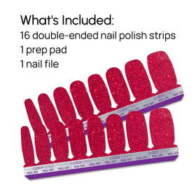 Color Street Cherry on Top packaged nail strip kit for easy at-home nails.