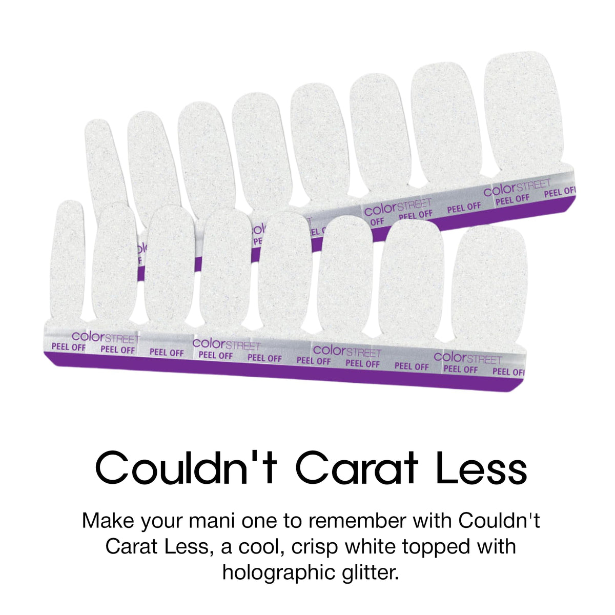 Color Street double-ended nail strips in a 16-pack for easy at-home manicures.