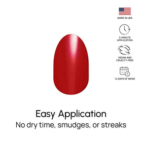 Easy peel-and-stick application for Color Street nail strips