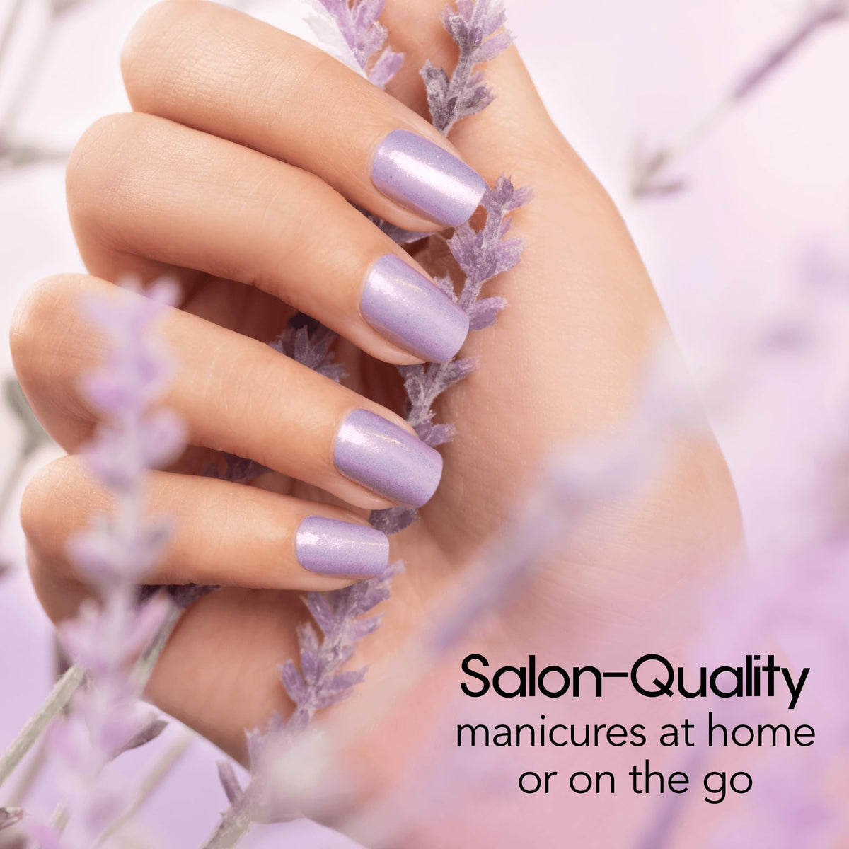 Color Street Forbidden Orchid strip on nails demonstrates easy application and mess-free styling