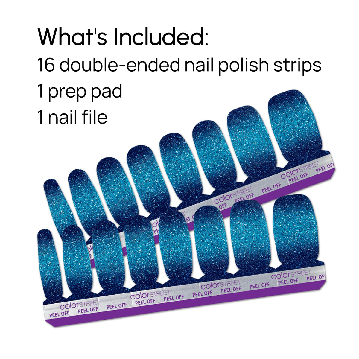 Long-lasting wear from Color Street High Tide with chip-resistant shine.