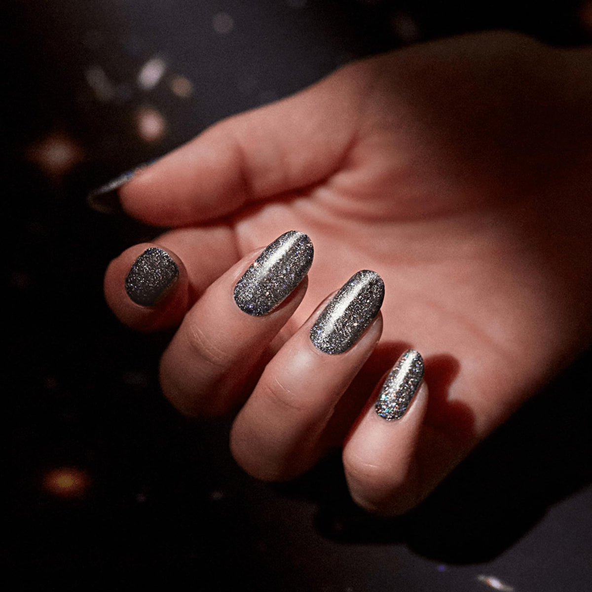 Color Street Light Year salon-quality finish demonstrated by premium nail strips.