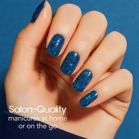 Oceans Apart at-home kit with salon-quality shine and no dry time.