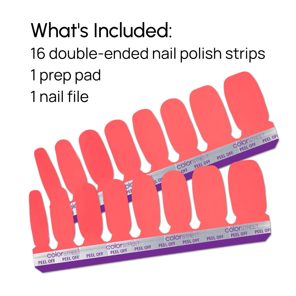 Color Street Peach Tea nails demonstrating salon-like finish.