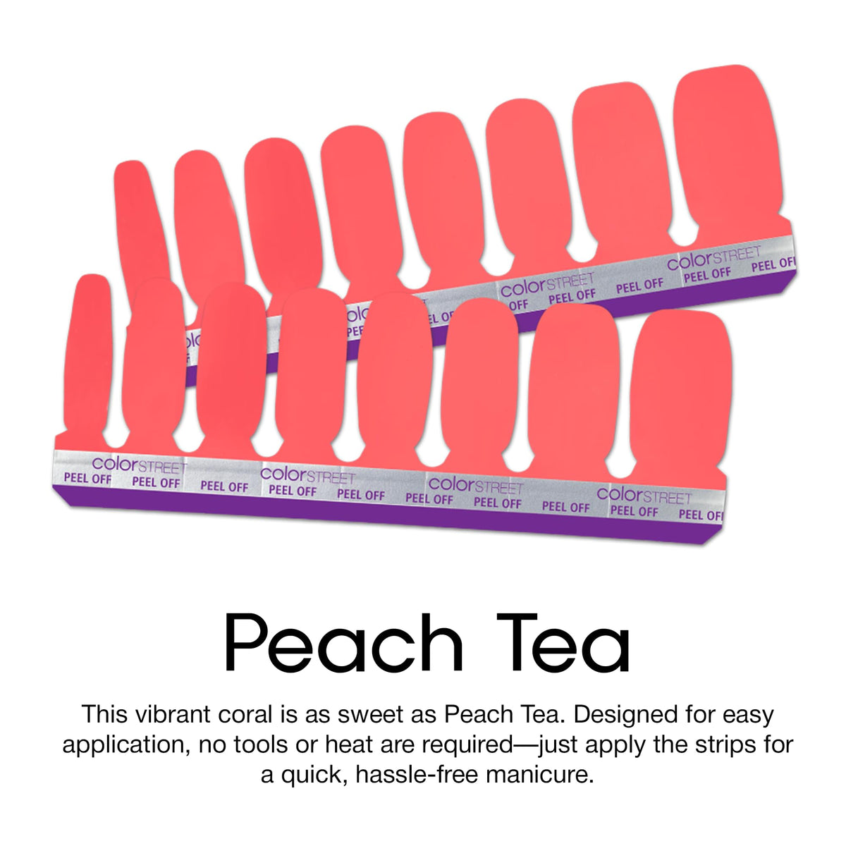 Color Street USA-made real nail polish strips packaging.