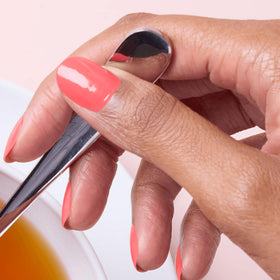 Color Street peel-and-apply demo shows no dry time.