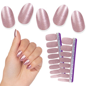 Color Street Princess Cut rose gold shimmer closeup for salon-like glow at home