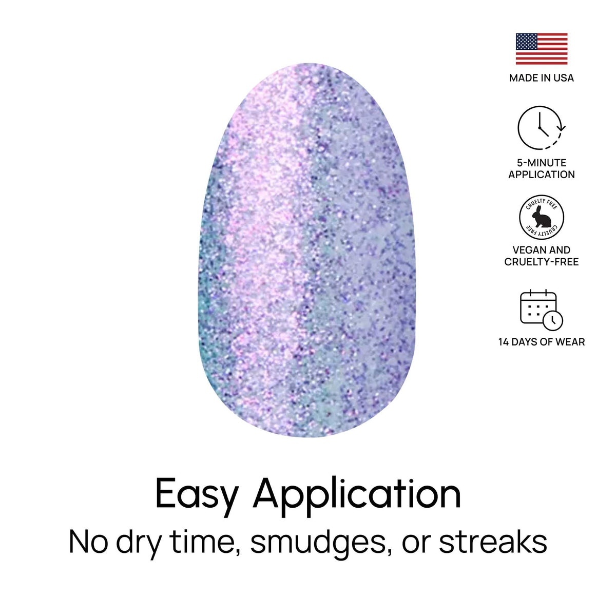 Color Street Purple Passion manicure ready on the go for travel or busy days