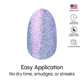Color Street Purple Passion manicure ready on the go for travel or busy days