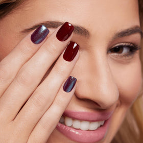 Peel-and-stick application delivers salon-quality nails at home.