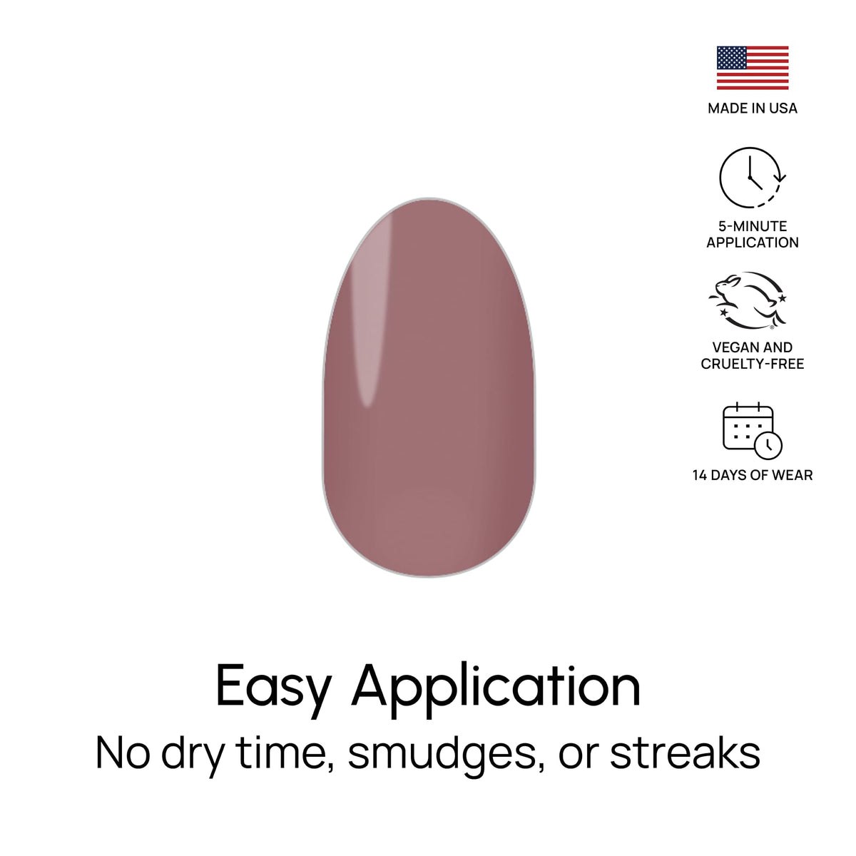 Color Street Easy application reduces drying time with these strips