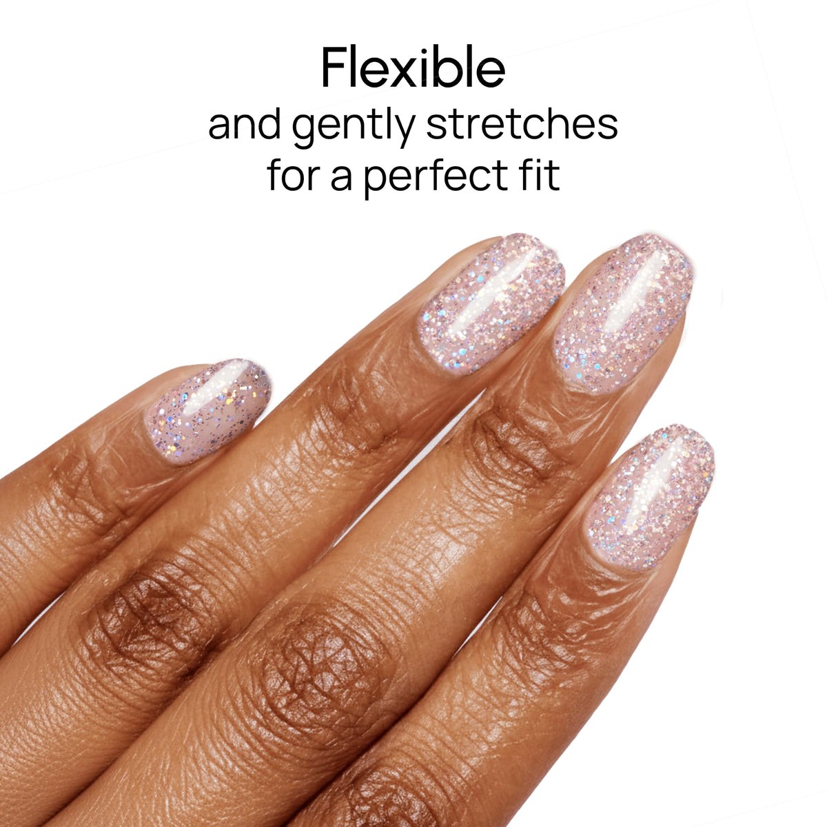 Color Street Shimmer Down long-lasting wear keeps nails vibrant.