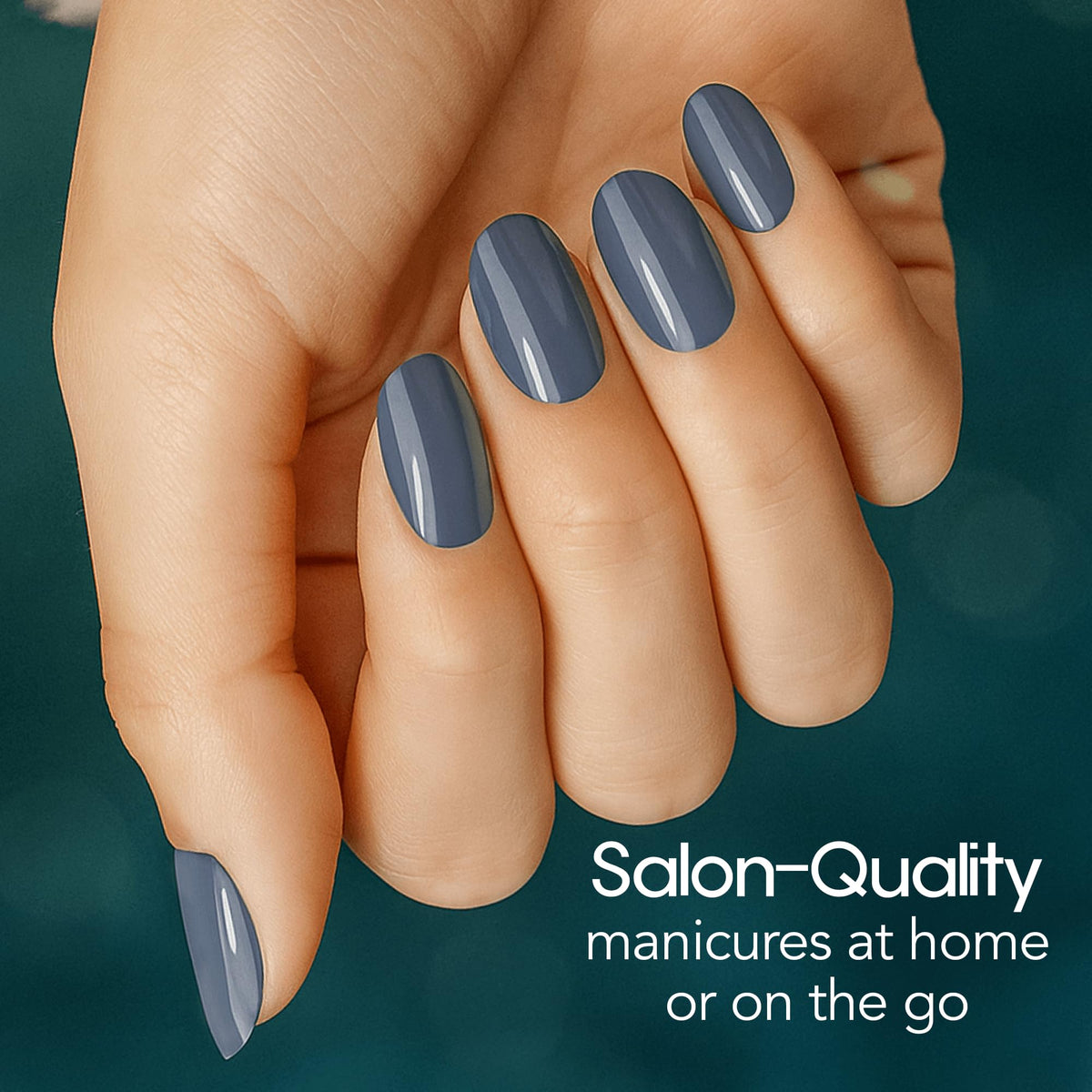 Slate of Mind double-ended strips enable quick, mess-free at-home nail application.
