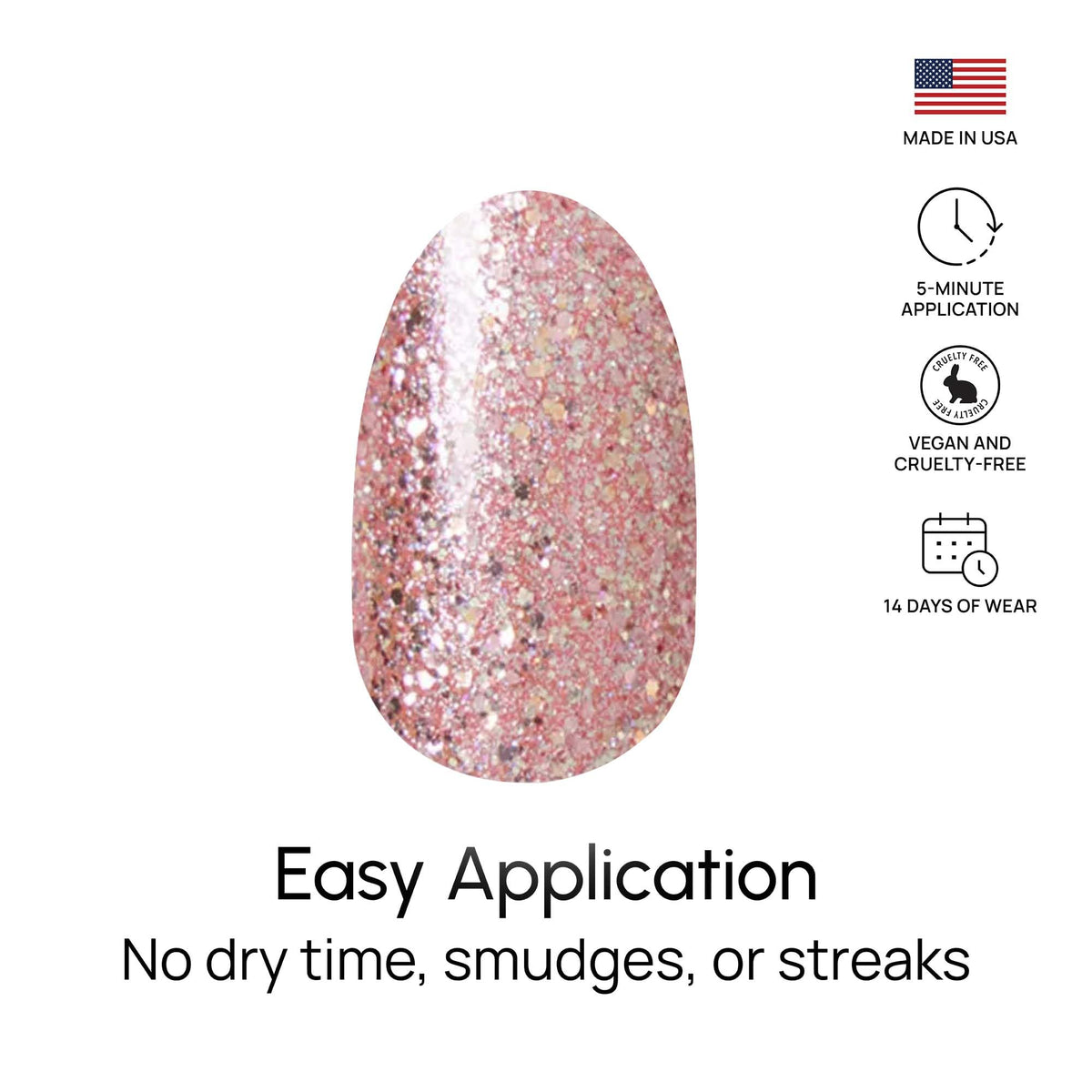 Color Street Social Butterfly strips travel-friendly for on-the-go glam