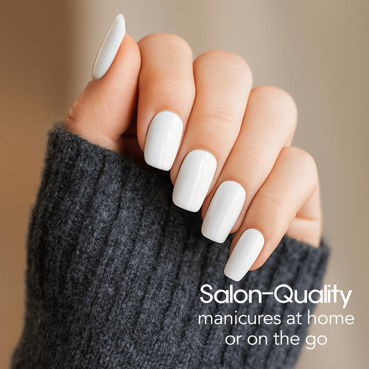Color Street Swiss and Tell creme white swatch for a clean, versatile look.